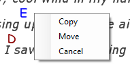 Copy/Move chord