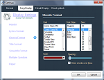 Display format settings